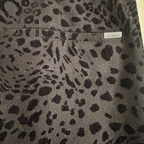 All Saints black wool blend ankle pants. Style name is Laila Leo. NWT. Size 6. - Picture 4 of 13